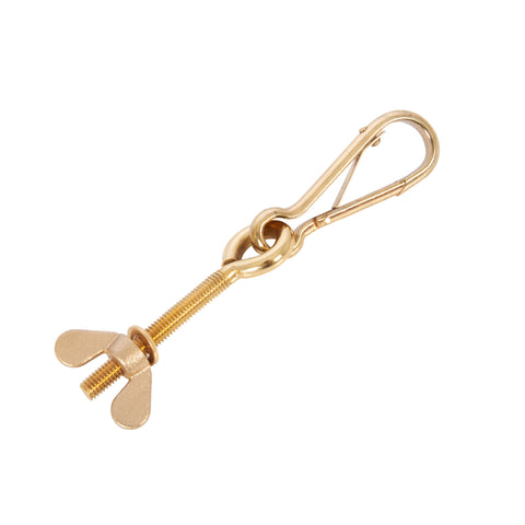 Karabinerhaken für schwere Fahnen