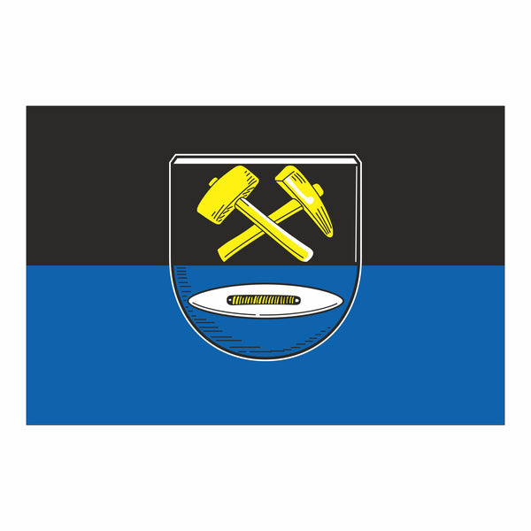 Meuselwitz, Stadt Fahne / Flagge