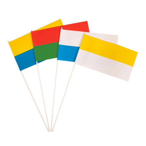 Papierfähnchen waagrecht gestreift