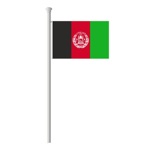 Afghanistan Flagge Querformat
