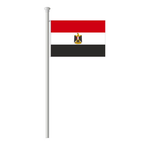 Ägypten Flagge Querformat