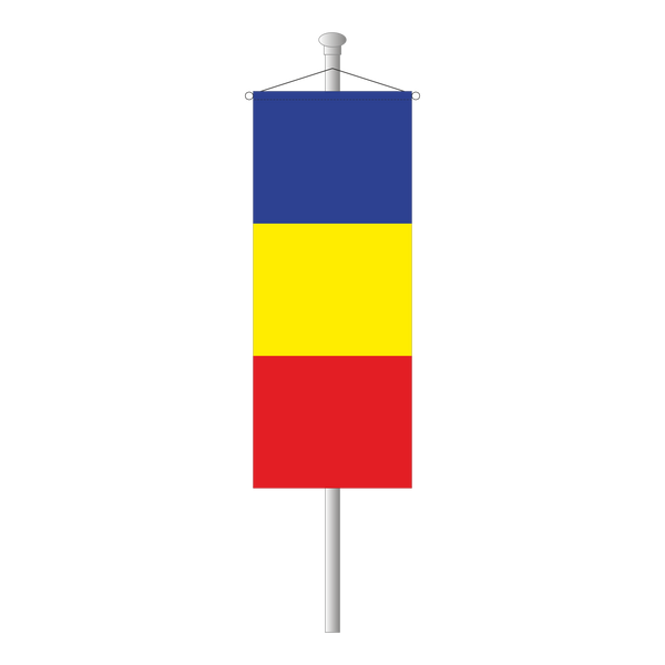 Andorra ohne Wappen Bannerfahne