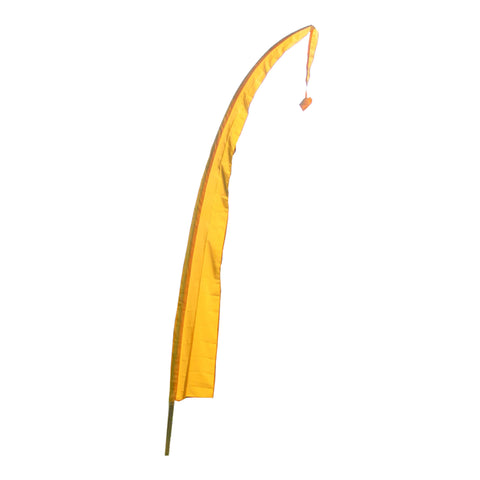 gelbe Balifahne als Dekofahne