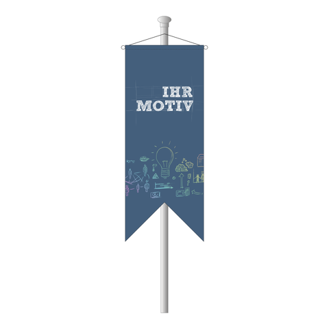 Bannerfahne Schwalbenschwanz 155g/m²