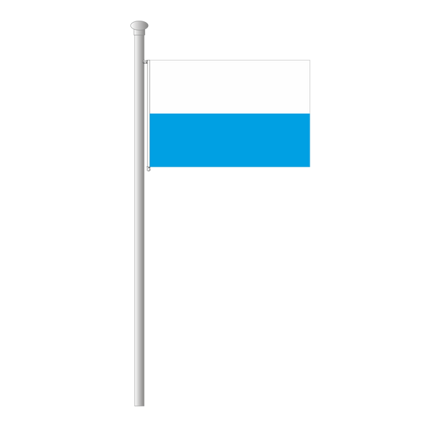 Bayern weiß-blau ohne Wappen Flagge Querformat