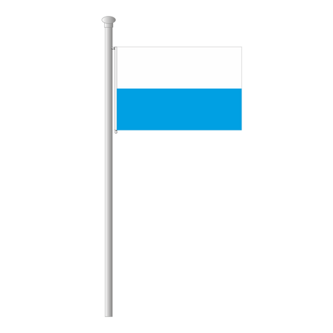 Bayern weiß-blau ohne Wappen Flagge Querformat