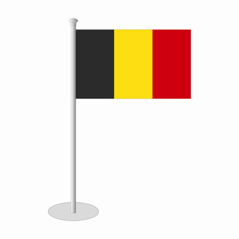 Belgien Tischfähnchen