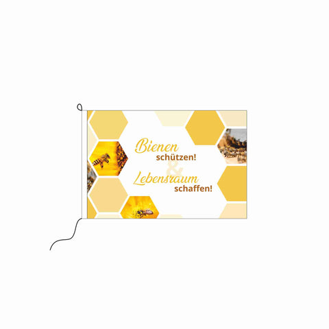 Kleinfahne "Bienen retten"