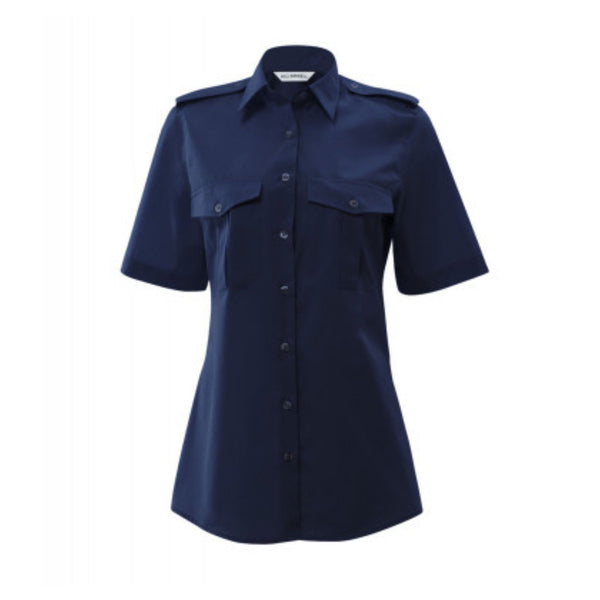 Pilotenbluse in Marineblau