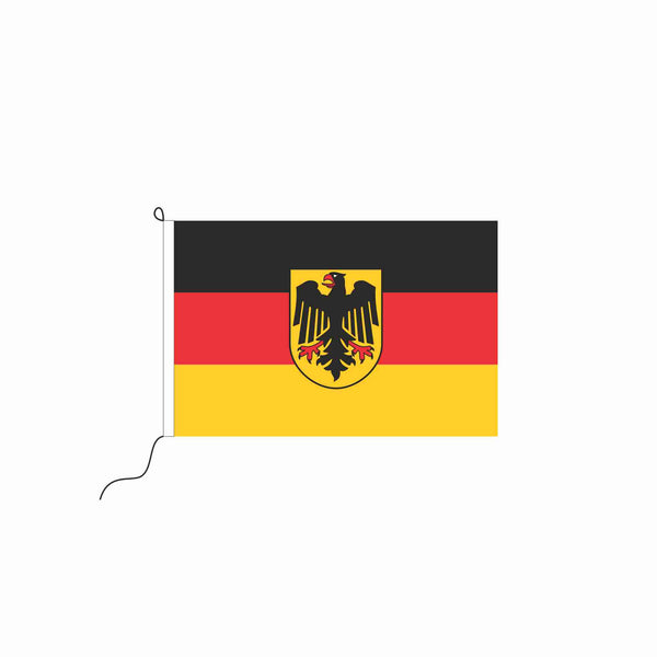 Kleinfahne Deutschland, deutsche Bundesdienstflagge mit Bundesadler –  Fahnen Koessinger