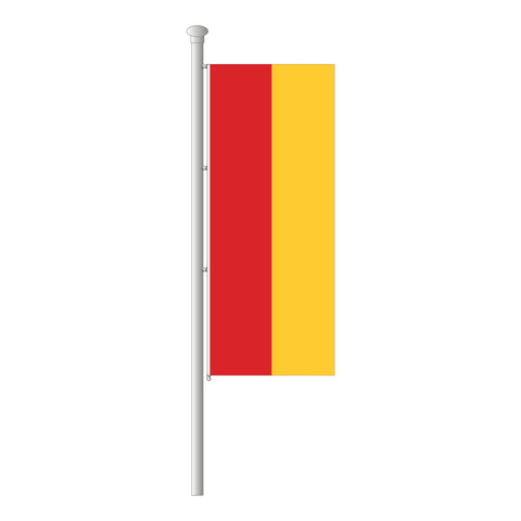Burgenland ohne Wappen Hissfahne im Hochformat