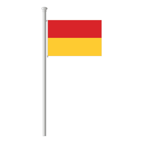 Burgenland ohne Wappen Flagge Querformat