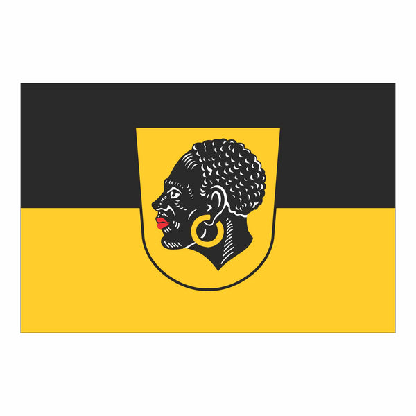 Die Gemeindefahne von Coburg.