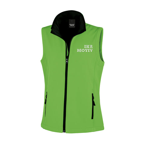 Weste aus wasserabweisendem Softshell-Material