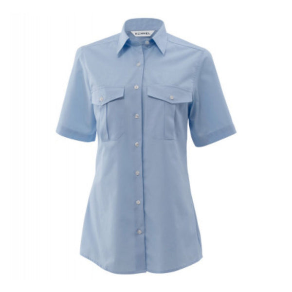 Hellblaue Dienstbluse