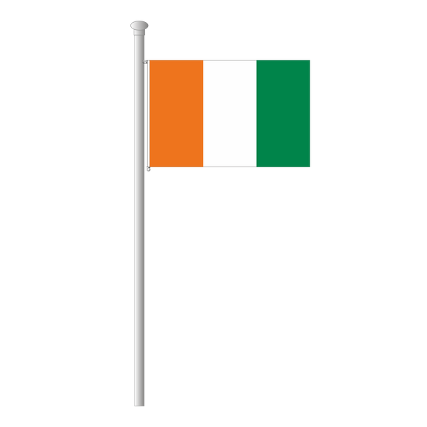 Elfenbeinküste Flagge Querformat