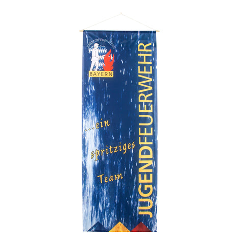Bannerfahne Jugendfeuerwehr dunkelblau
