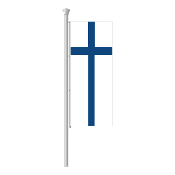 Finnland Hissfahne im Hochformat