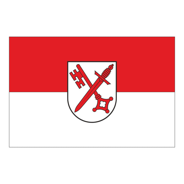 Die Stadtfahne von Naumburg a. d. Saale