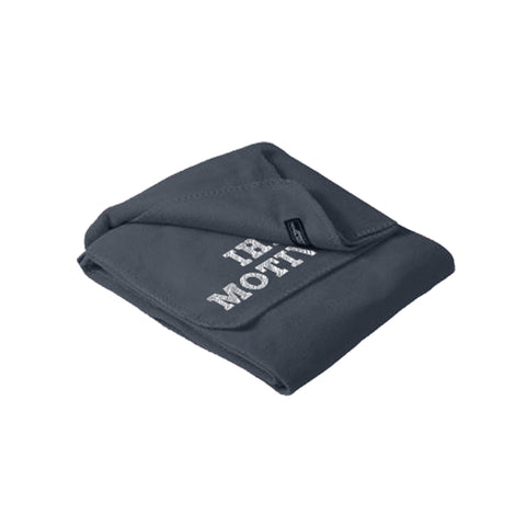 Decke aus Fleece mit Bestickung