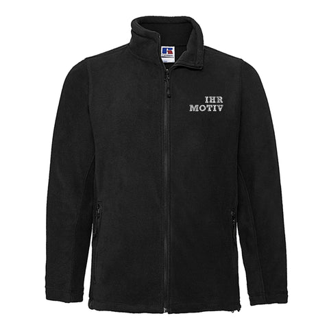 Bestickte Fleecejacke für Herren