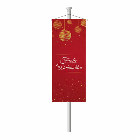 Bannerfahne "Frohe Weihnachten"