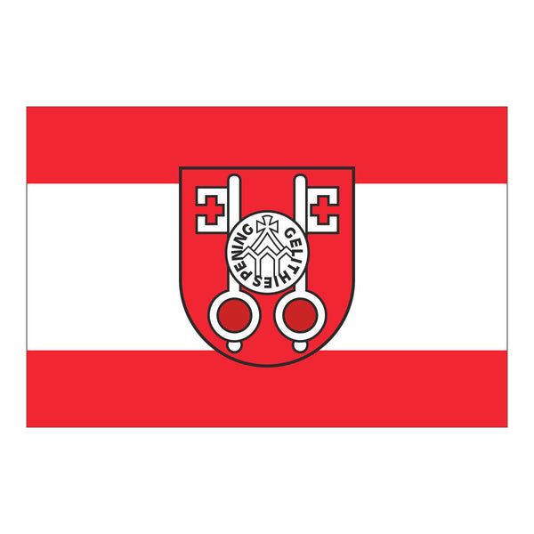 Die Fahne des Fleckens Gittelde (Ortsteil der Gemeinde Bad Grund)