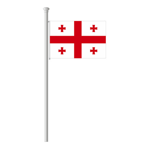 Georgien Flagge Querformat