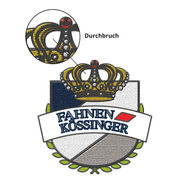Feuerwehr Aufnäher bestickt