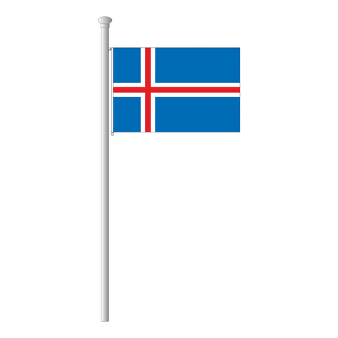 Island Flagge Querformat