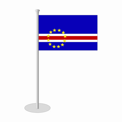 Kap Verde Tischfähnchen