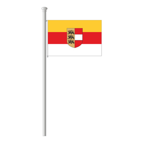 Kärnten mit Wappen Flagge Querformat