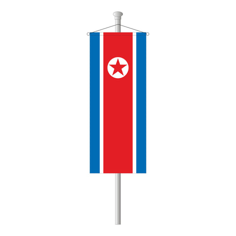 Nordkorea Bannerfahne