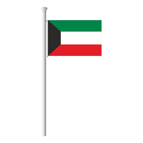 Kuwait Flagge Querformat