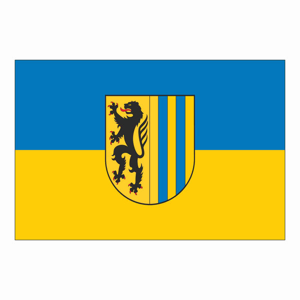Die Fahne von Leipzig.