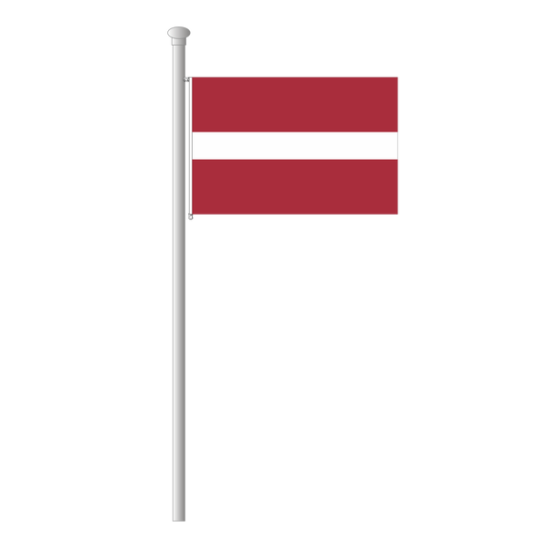 Lettland Flagge Querformat