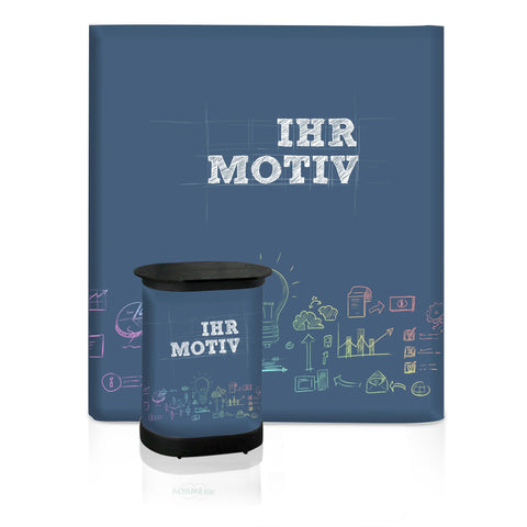 Messewand Magnet gerade