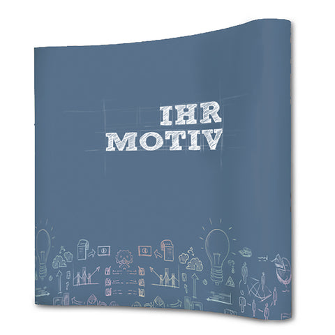 Messewand Magnet gebogen