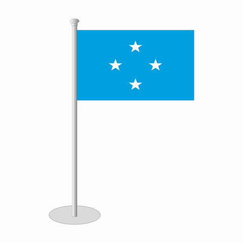 Mikronesien Tischfähnchen