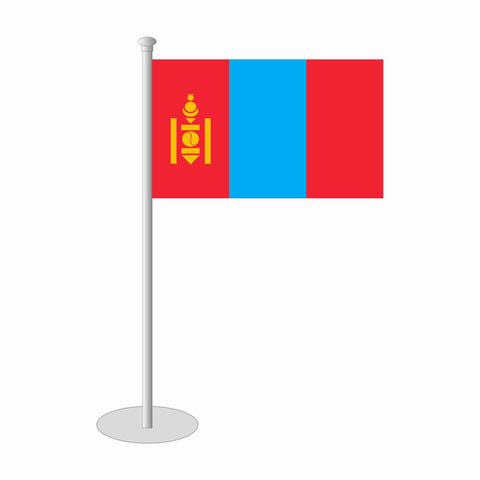 Mongolei Tischfähnchen