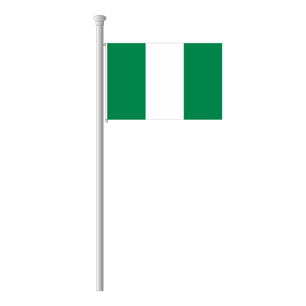 Nigeria Flagge Querformat