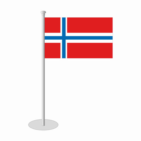 Norwegen Tischfähnchen