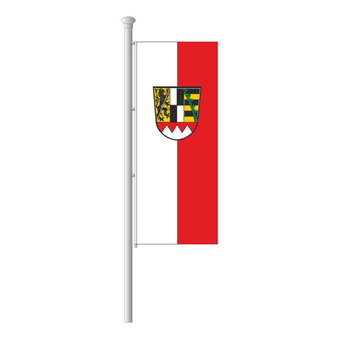 Oberfranken Hissfahne im Hochformat