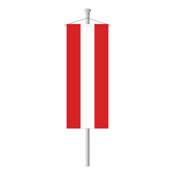 Österreich ohne Wappen Bannerfahne