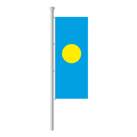 Palau Hissfahne im Hochformat