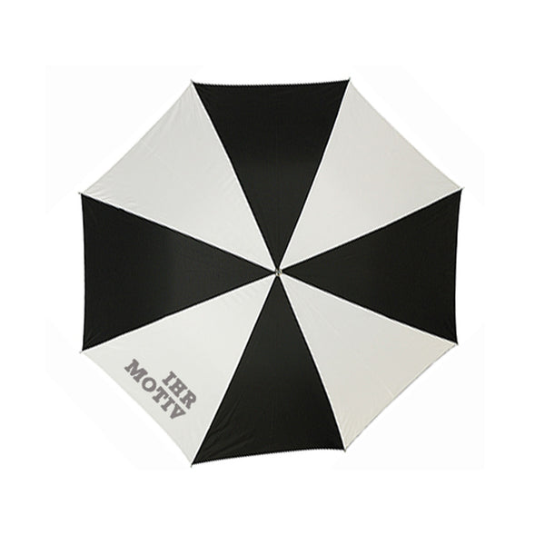 Regenschirm in schwarz-weiß