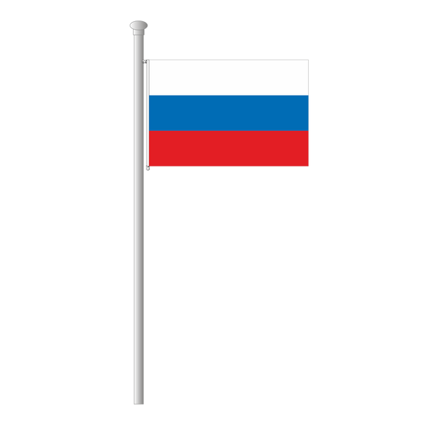 Russland Flagge Querformat