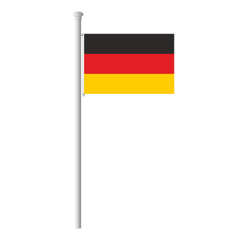 Saarland ohne Wappen Flagge Querformat