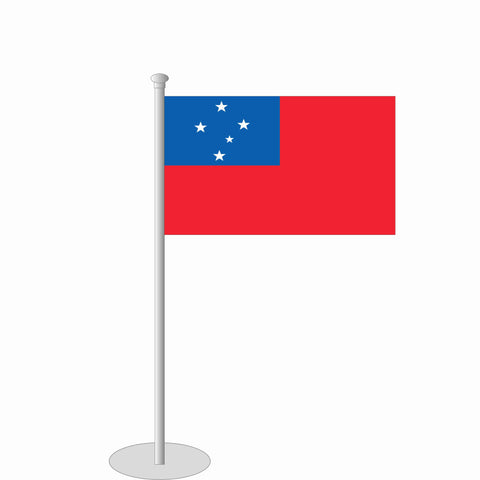 Samoa Tischfähnchen