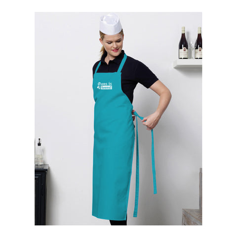 Schürze mit Latz OANS IS KOANS